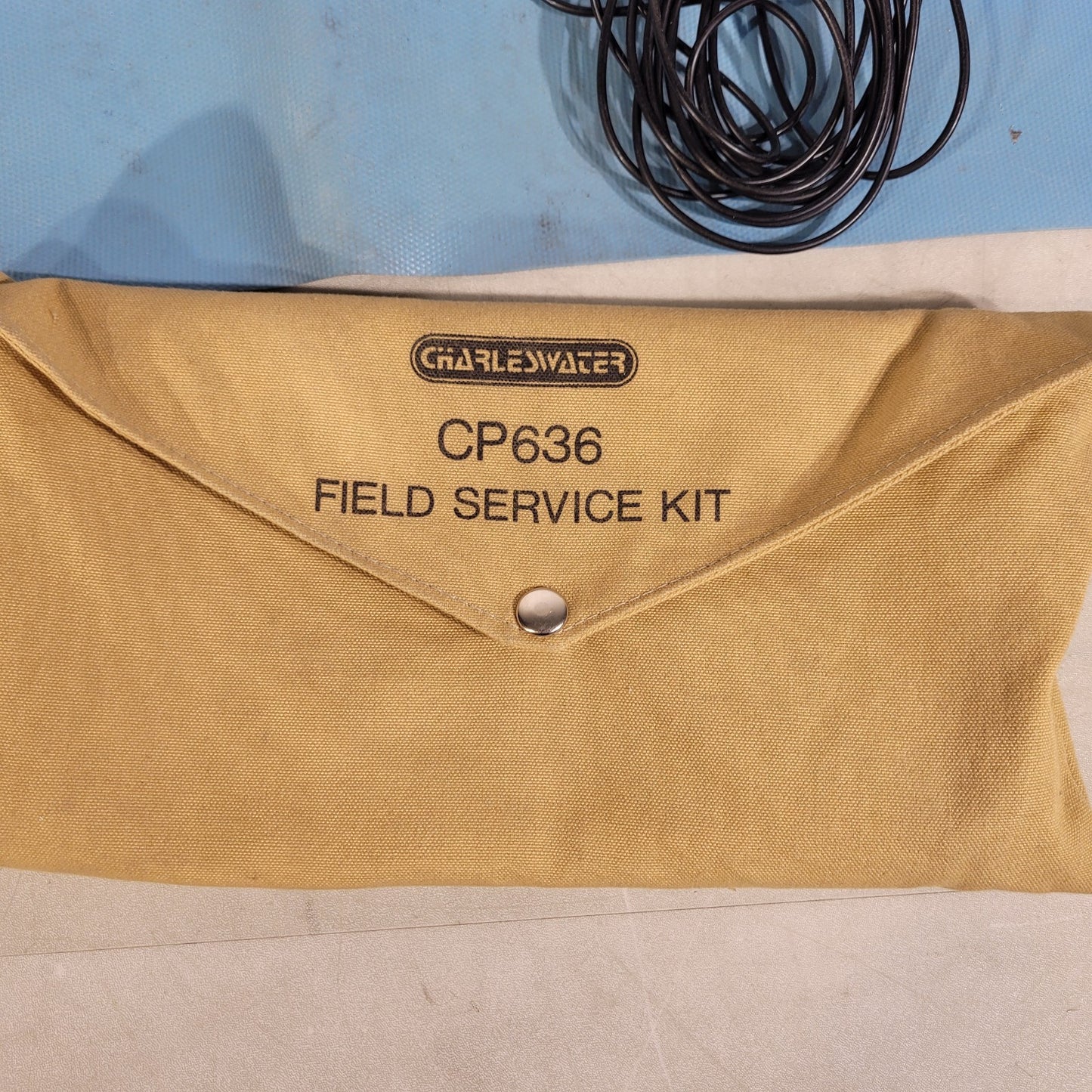 Vintage Charles Water CP636 ESD Field Service Kit Anti-static Pad Wrist Strap