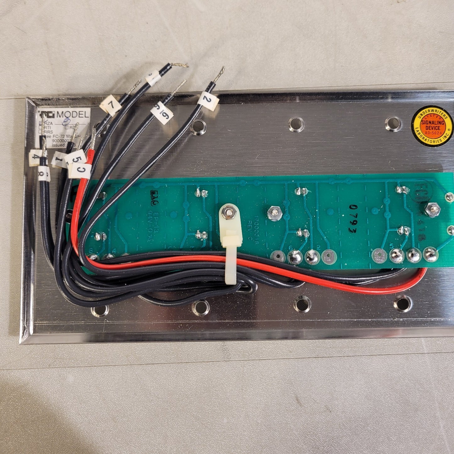 FCI RZA8 Fire Alarm Annunciator 1100-0516 New Open Box 8-channel