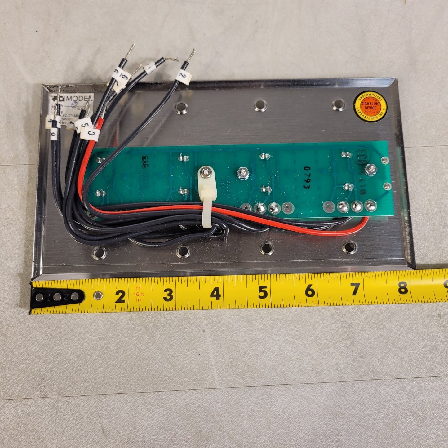 FCI RZA8 Fire Alarm Annunciator 1100-0516 New Open Box 8-channel