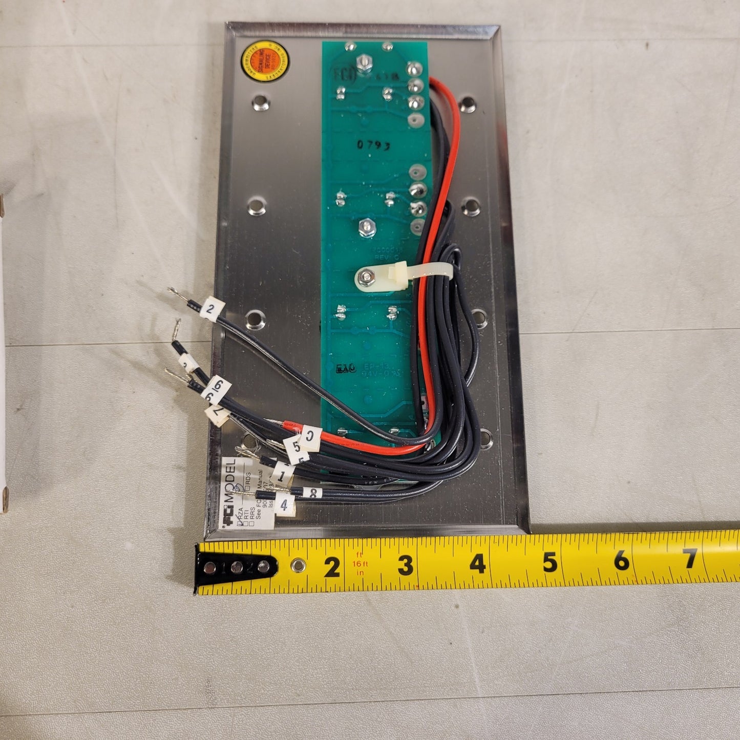 FCI RZA8 Fire Alarm Annunciator 1100-0516 New Open Box 8-channel