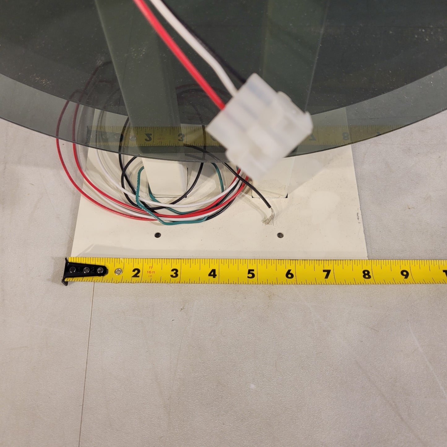 Telecor Double Sided Analog Clock Wall Mount 3-Pin Molex 14.25" diameter