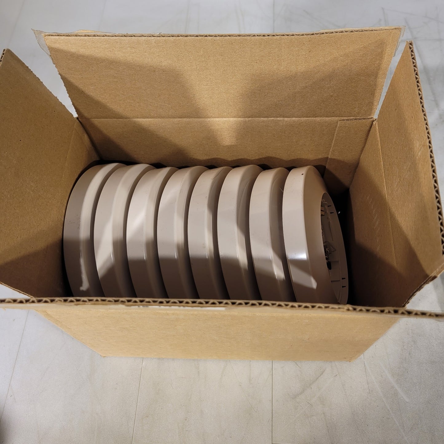 Lot Of 8 - Gamewell FCI ADB-FL Detector Mounting Base 110-90005