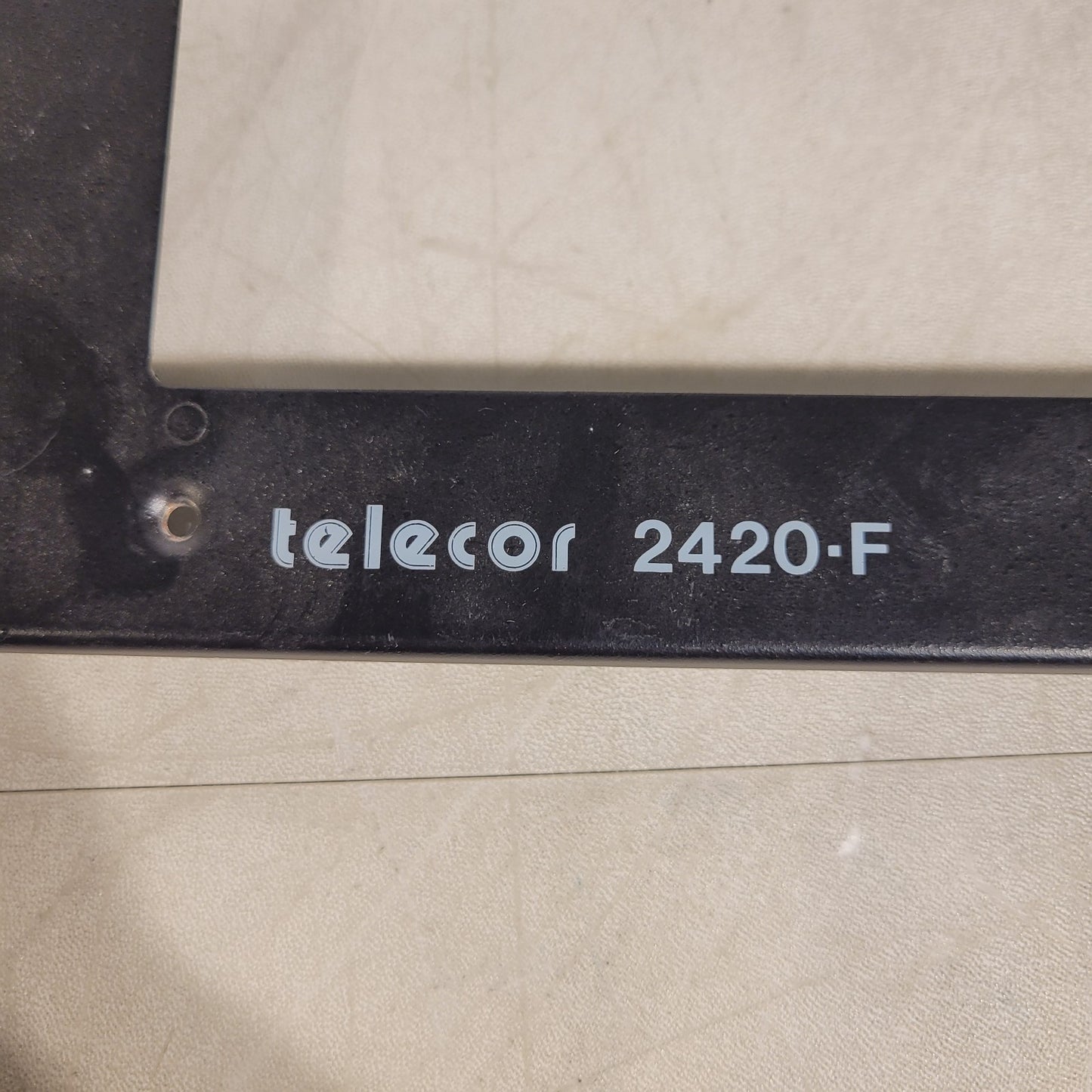Telecor 2420-F Digital Clock Faceplate Midwest Time Control Digital Clock
