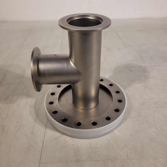 ISO KF50 NW50 Tee Adapter DN100CF 6" CF Rotating Conflat Flange High Vacuum