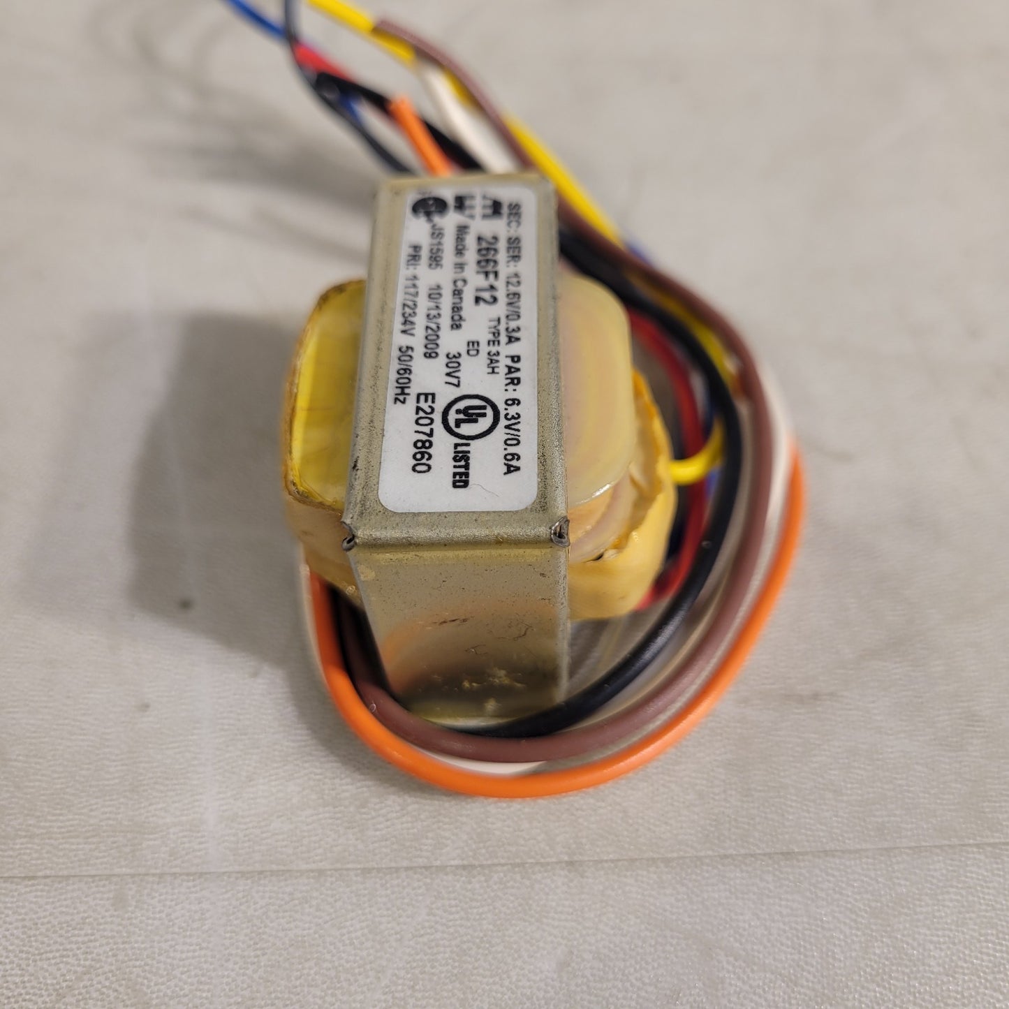 Hammond 266F12 Power Transformer, 12.6V/0.3ASeries, 6.3V/0.6A Parallel