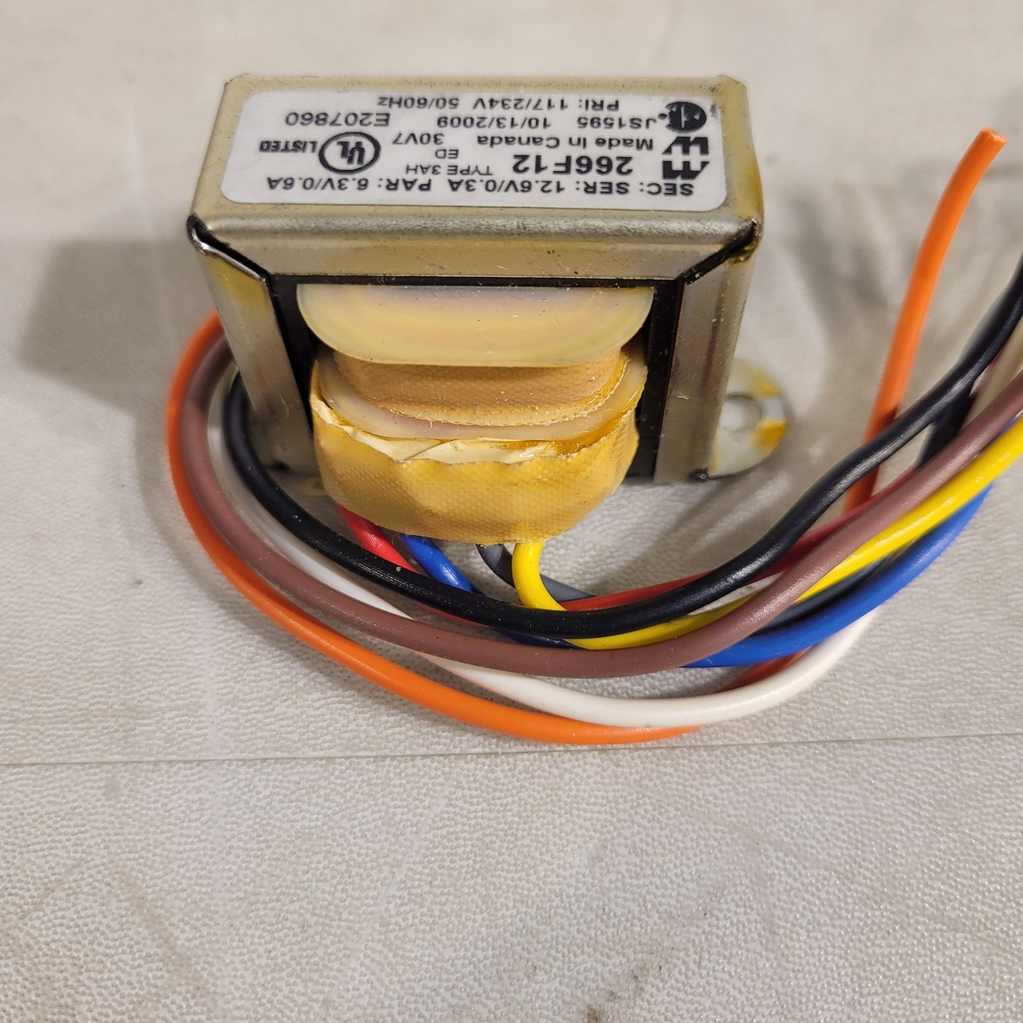 Hammond 266F12 Power Transformer, 12.6V/0.3ASeries, 6.3V/0.6A Parallel