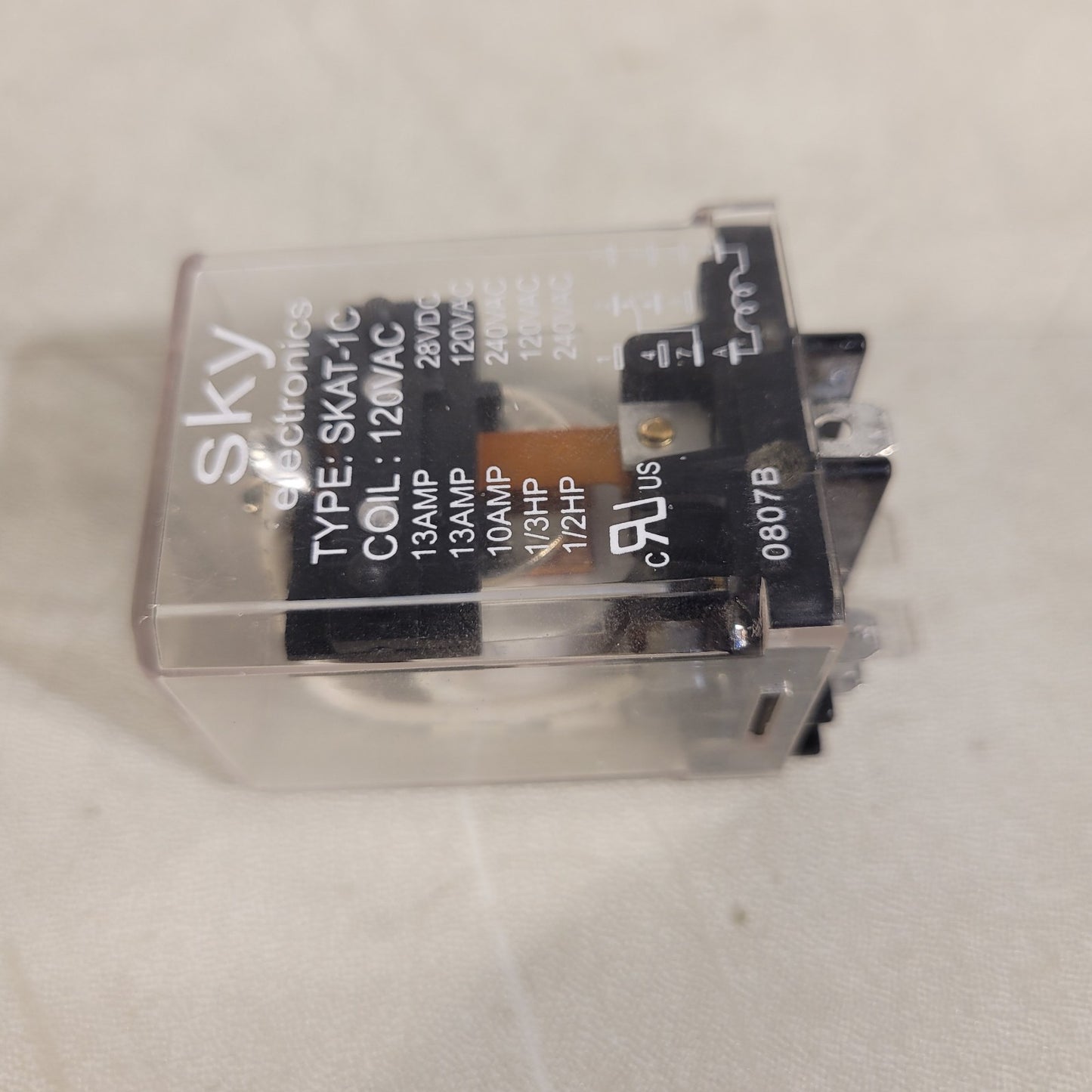 Sky Electronics SKAT-1C 13A 28VDC or 240VAC Coil: 120VAC