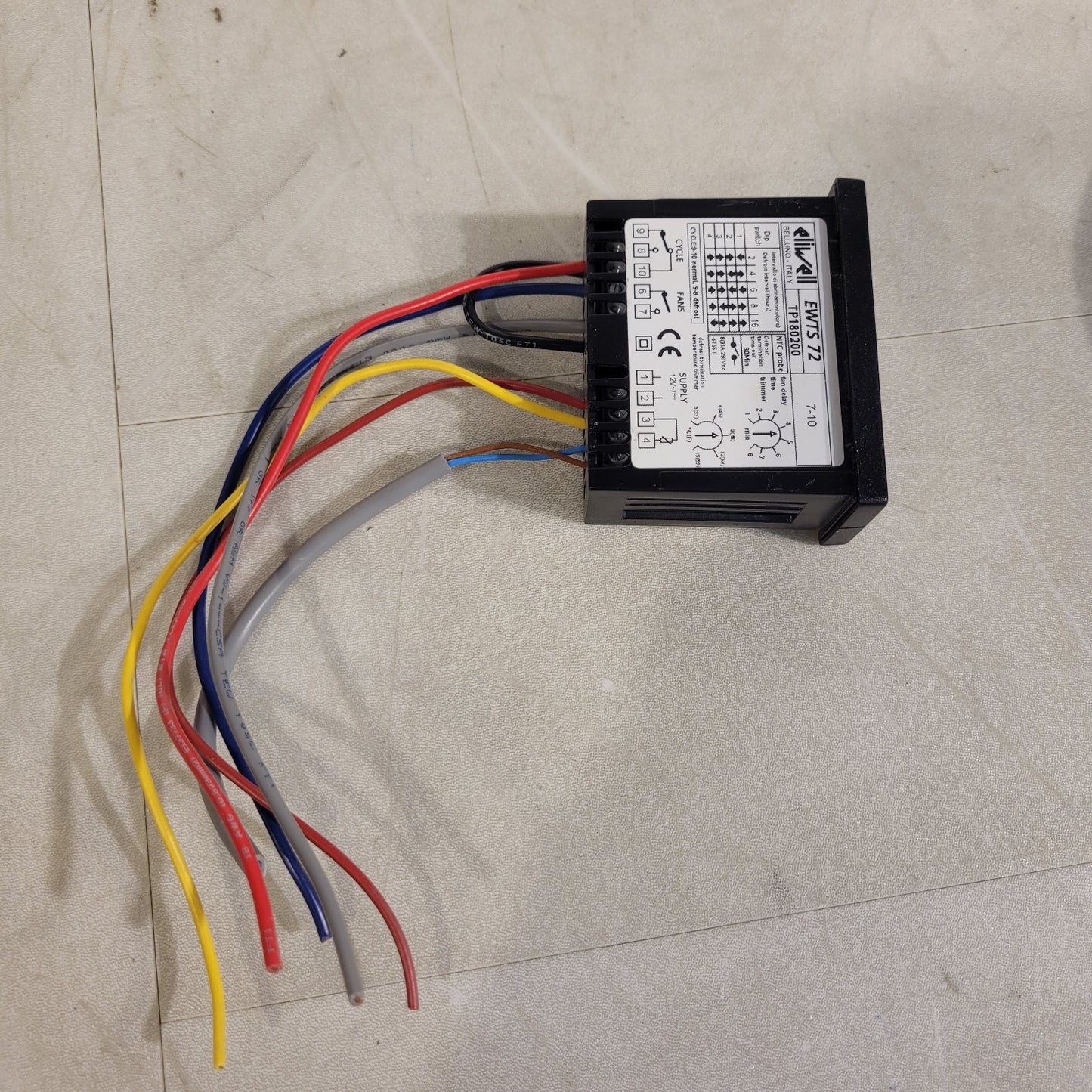 ELIWELL EWTS-72 NTC Defrost Timer EWTS72 2-16 Hours Fan Delay Timer