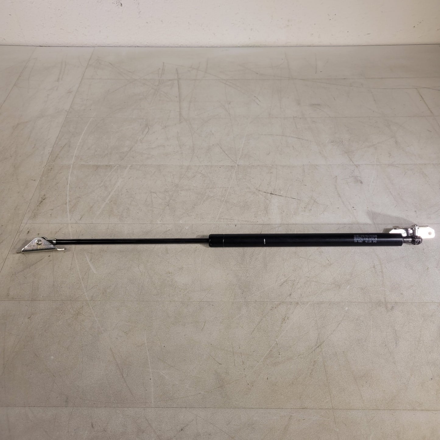 Suspa C16-13324 40 lbs Gas Spring 21 1/2" long, Angled Mounting Bracket