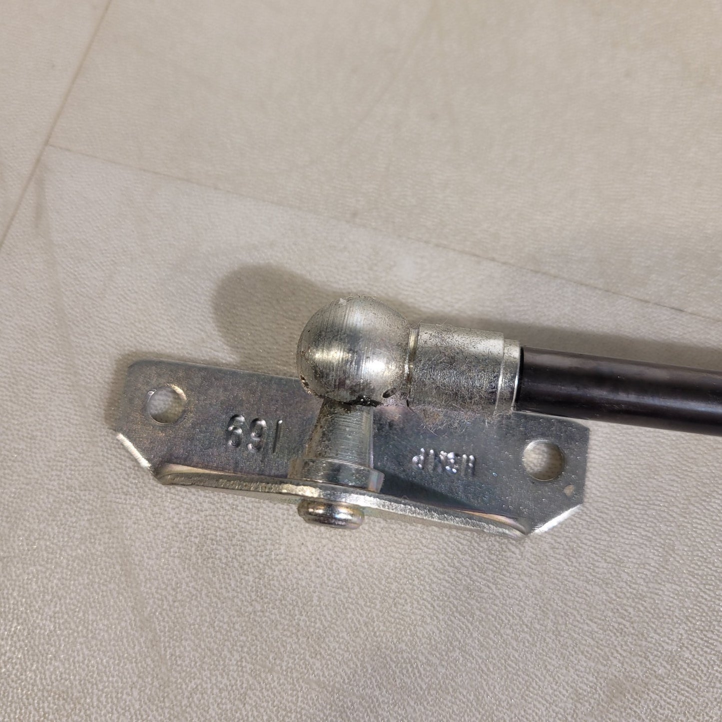 Suspa C16-13324 40 lbs Gas Spring 21 1/2" long, Angled Mounting Bracket