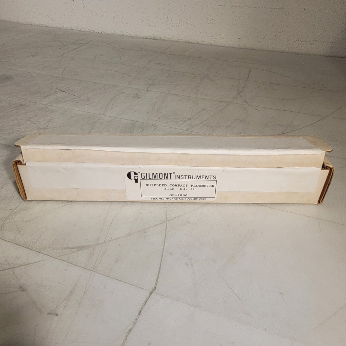 Gilmont GF-2060 Shielded Compact Flowmeter Size No.10 Size "10" 1/4IN NPTM Ports