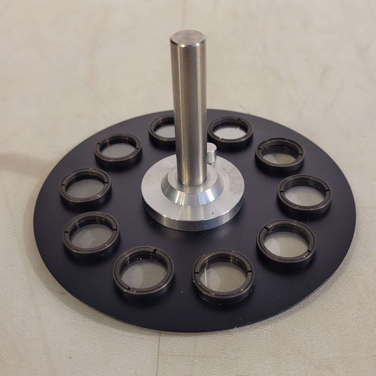 Spindler and Hoyer Resazurin ND Filter Wheel Neutral Density 10-Place Rotating