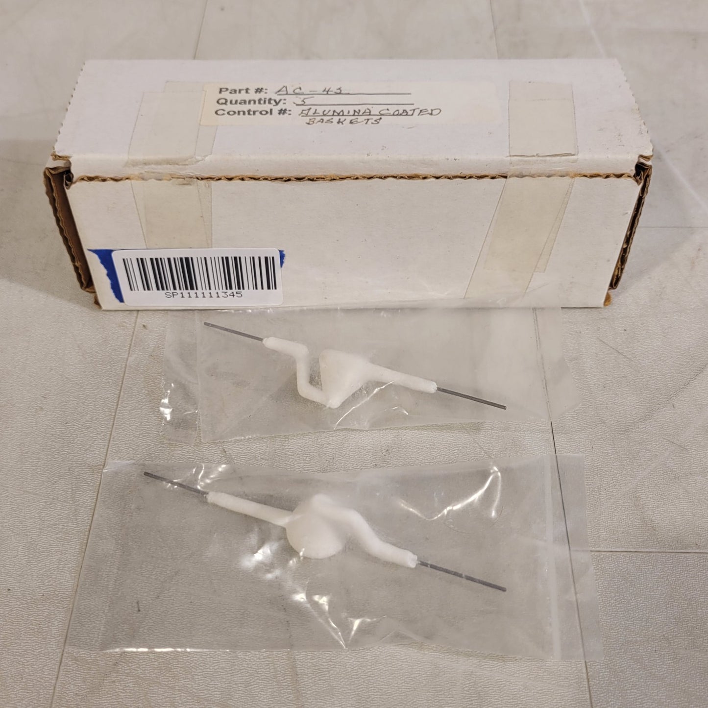 *LOT 2* MTI AC-42 Alumina Coated Tungsten Wire Evaporation Baskets PVD HV/UHV