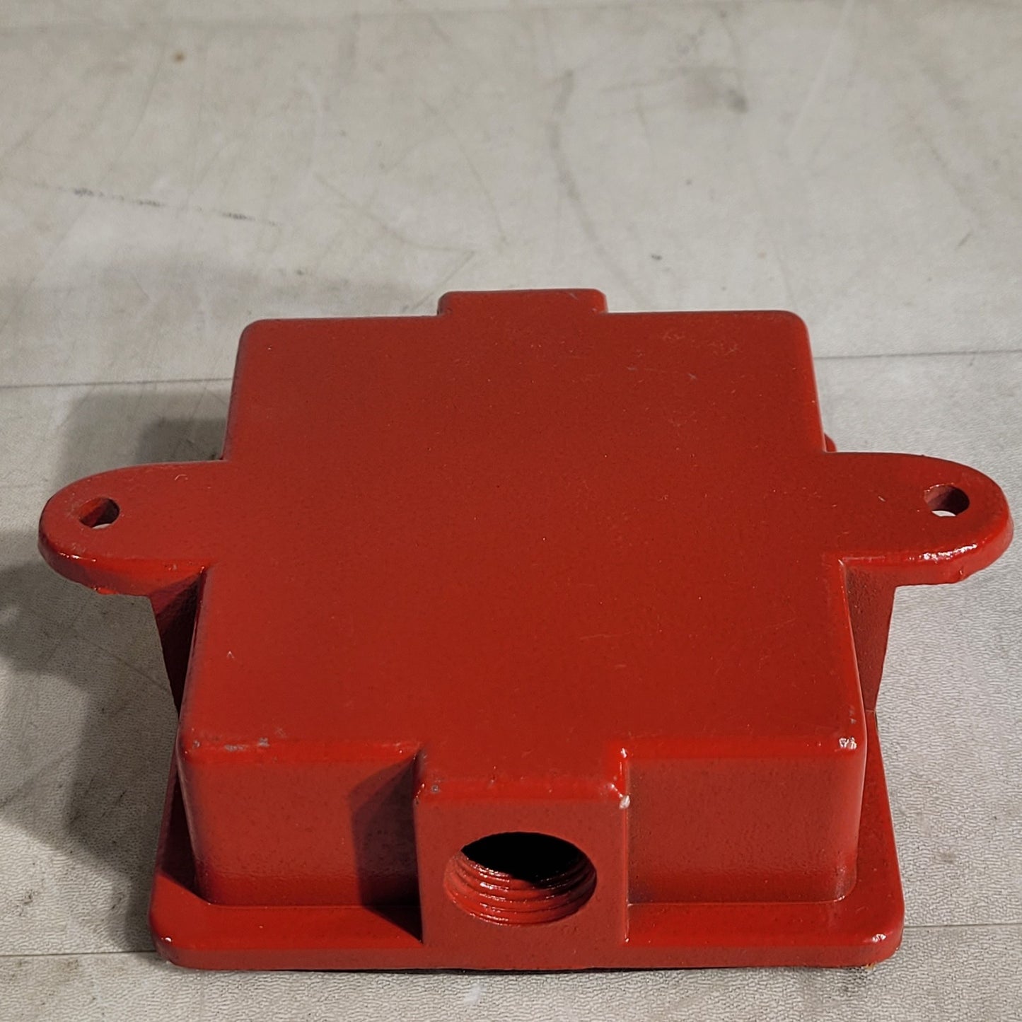 Fire Alarm Bell Waterproof Back Box For Fire Alarms Red Metal Steel