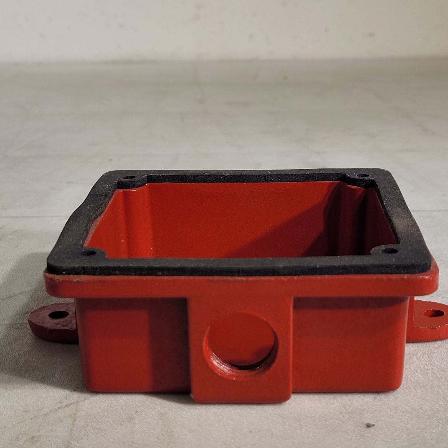 Fire Alarm Bell Waterproof Back Box For Fire Alarms Red Metal Steel