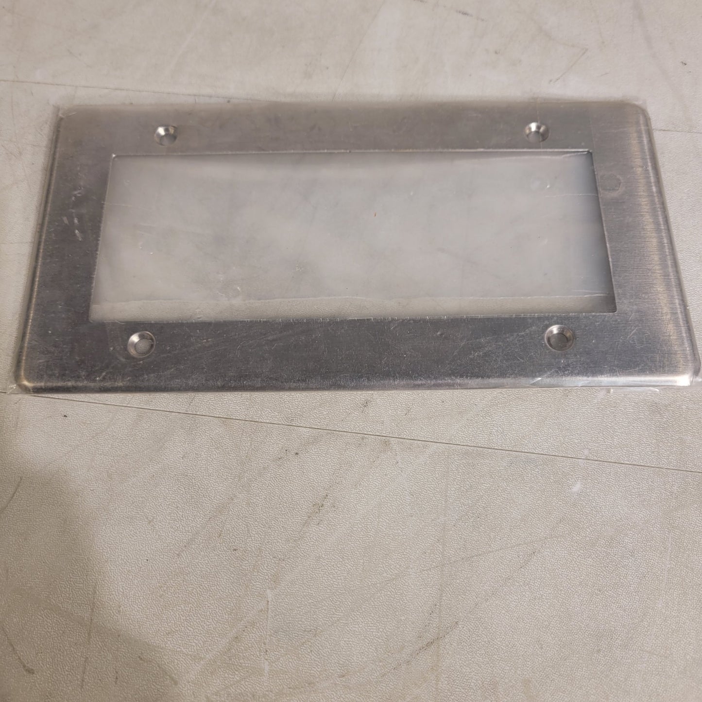 10-2631 Faceplate Mounting Plate Stainless Steel 9-7/5" x 4-1/2
