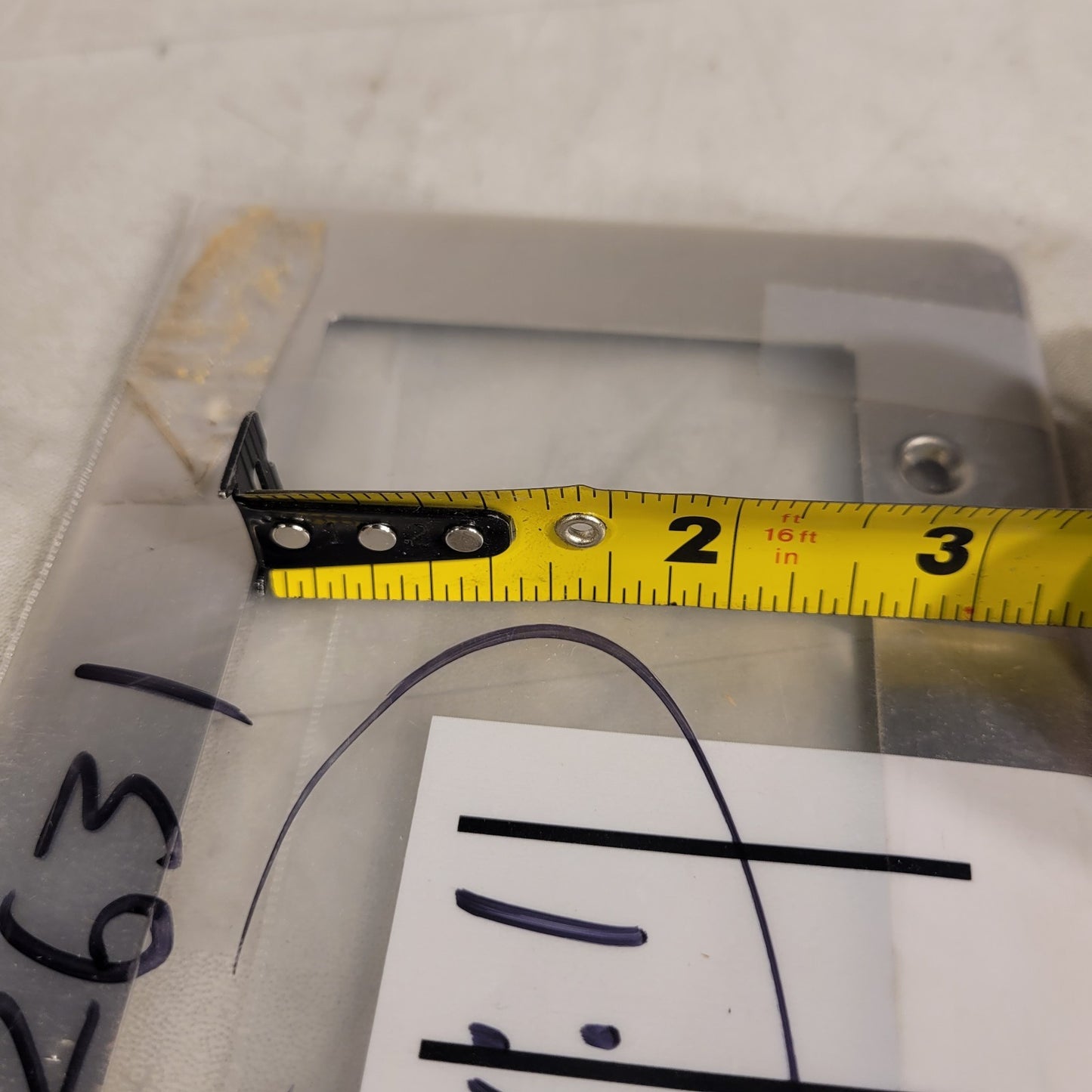 10-2631 Faceplate Mounting Plate Stainless Steel 9-7/5" x 4-1/2