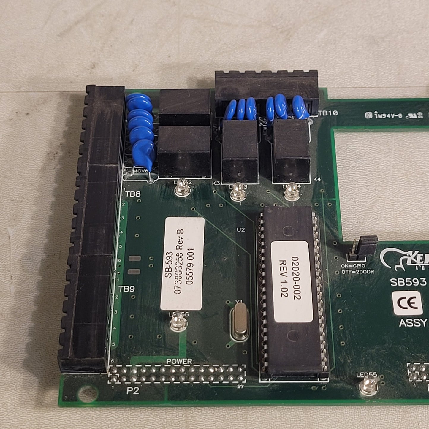 Keri System Assy SB593 Satellite Board 04279-0001 Board Rev B Control Board