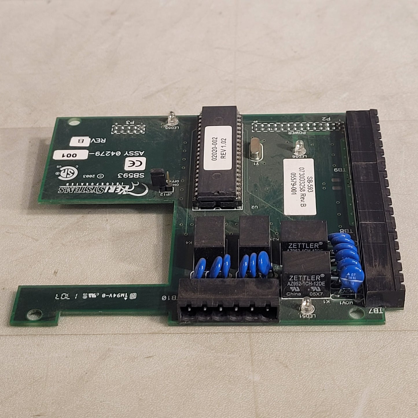 Keri System Assy SB593 Satellite Board 04279-0001 Board Rev B Control Board