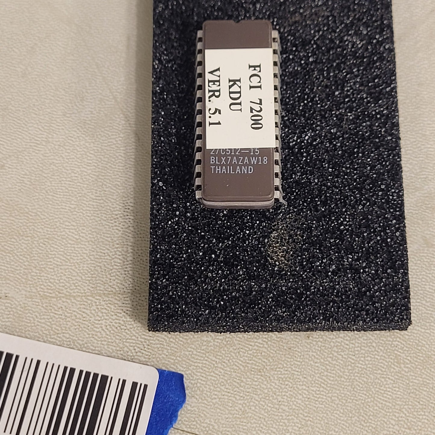 FCI 7200 KDU Ver. 5.1 Firmware Chip Honeywell Fire Control Instruments