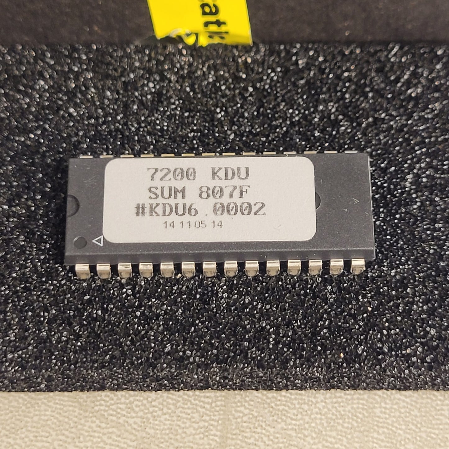 FCI 7200 KDU 807F 6.0002 REV A Firmware Chip Honeywell Fire Control Instruments