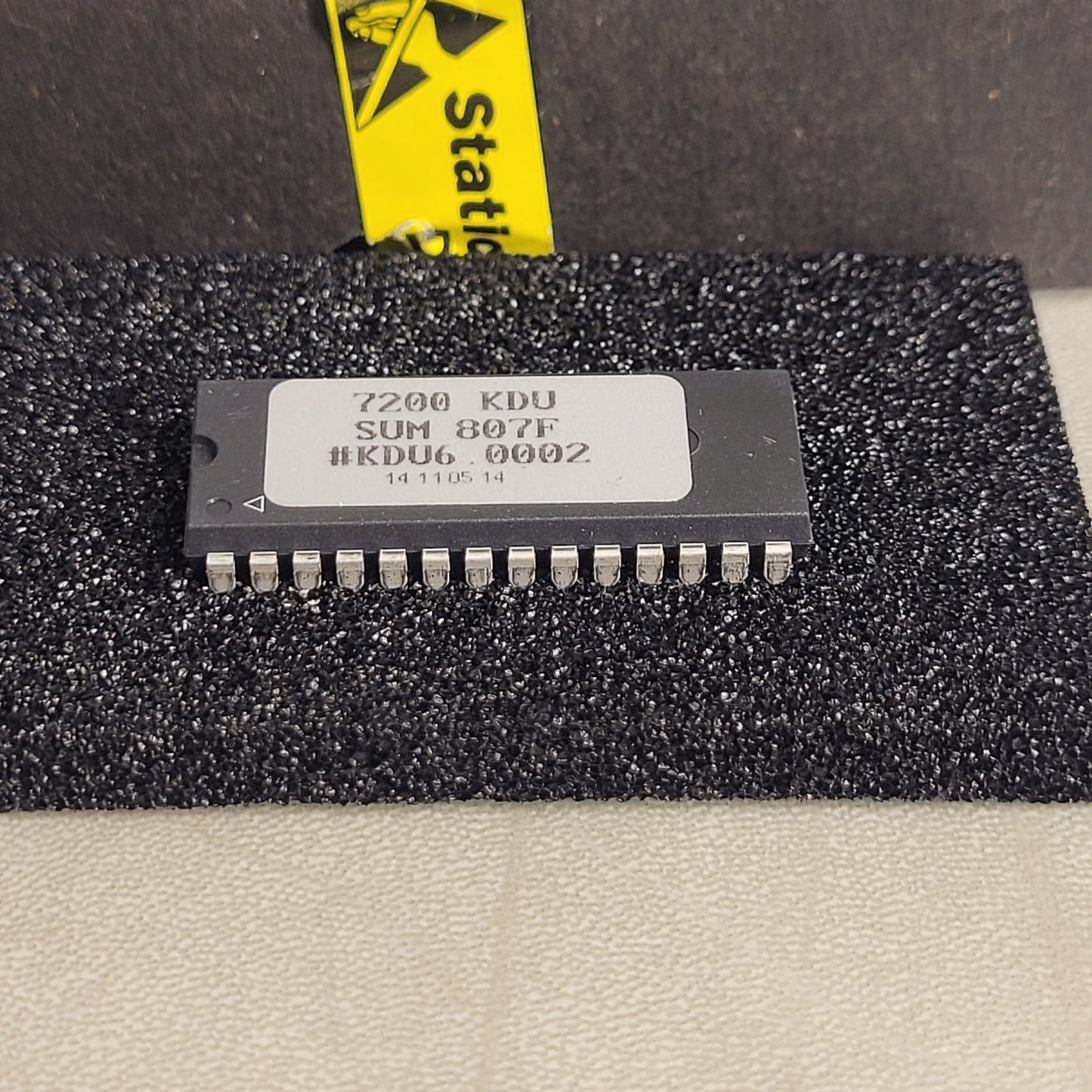 FCI 7200 KDU 807F 6.0002 REV A Firmware Chip Honeywell Fire Control Instruments