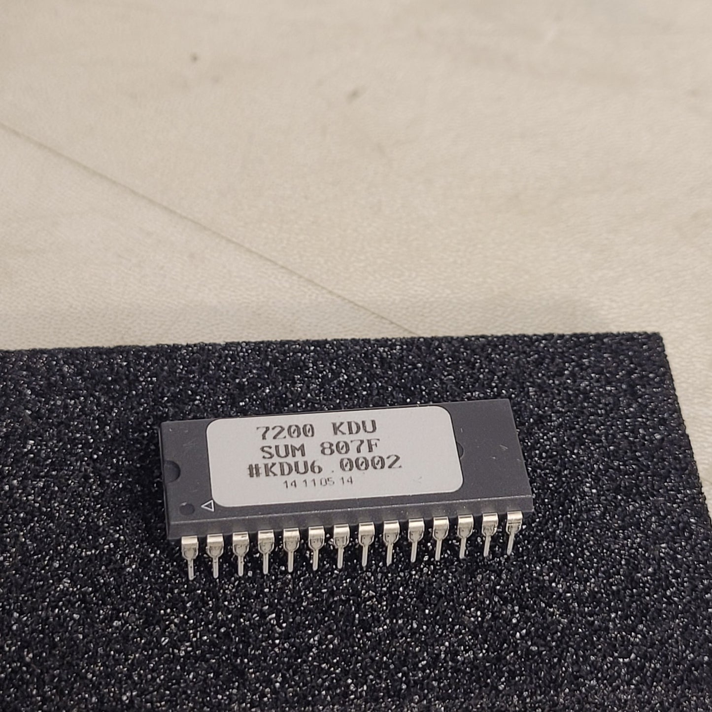 FCI 7200 KDU 807F 6.0002 REV A Firmware Chip Honeywell Fire Control Instruments