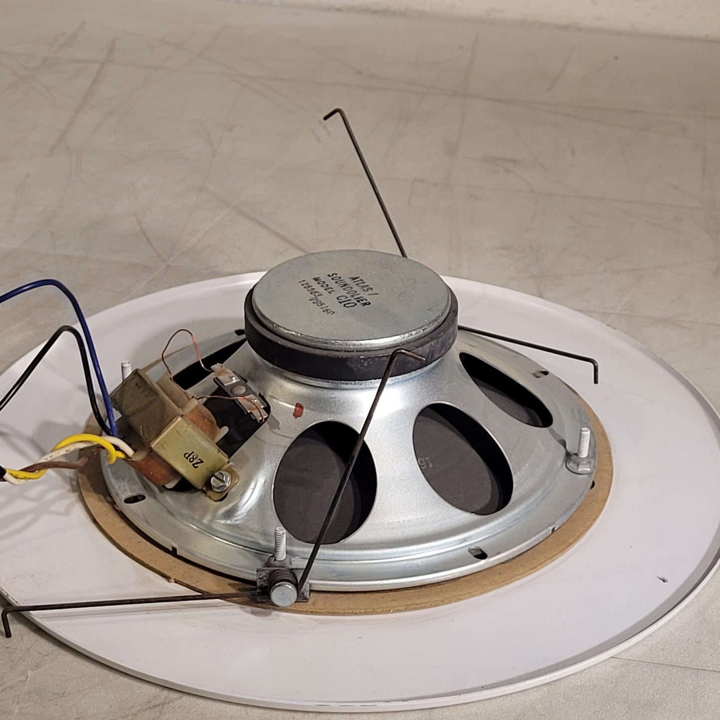 Atlas Soundolier C10 Speaker 8" 25W Dual Cone In-Ceiling Speaker With Mount