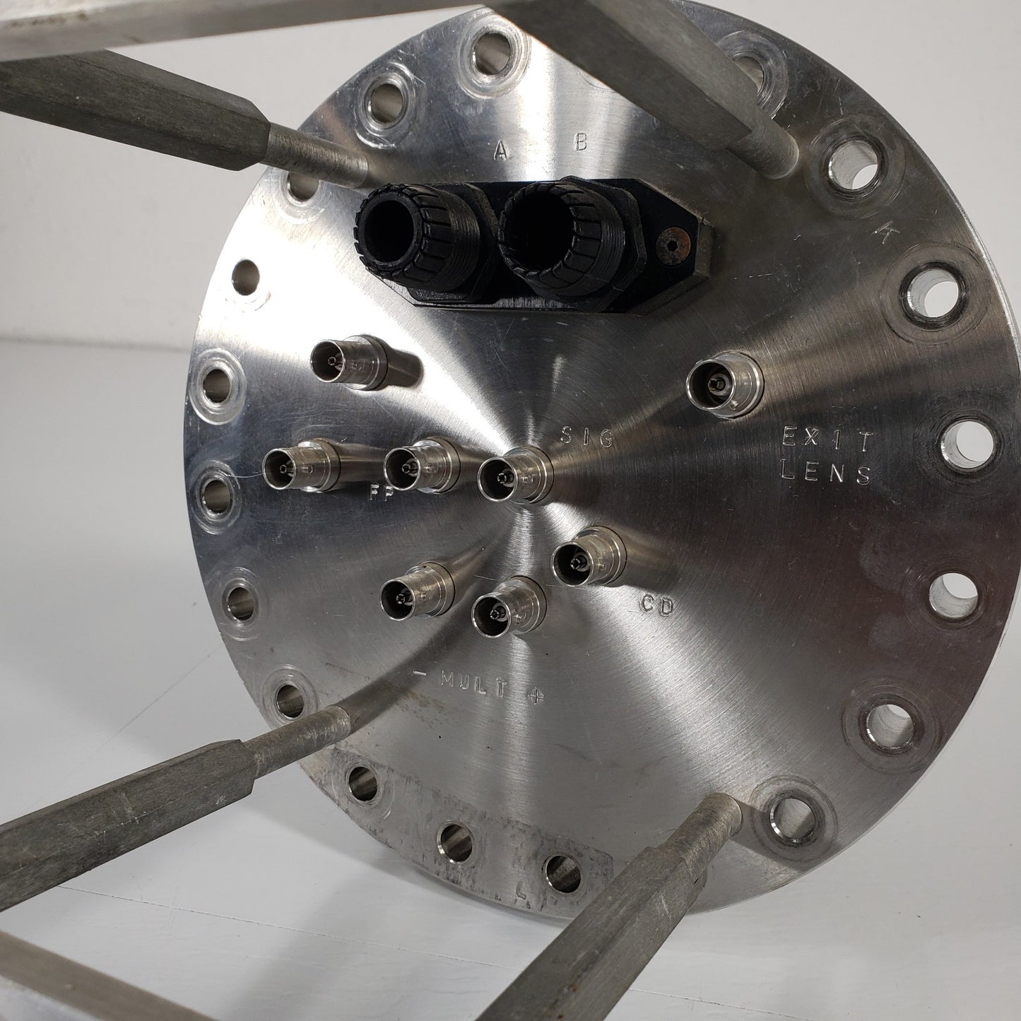 Conflat DN160CF 8" CF Ultra High Vacuum Beam Lens BNC SS Stainless Steel UHV