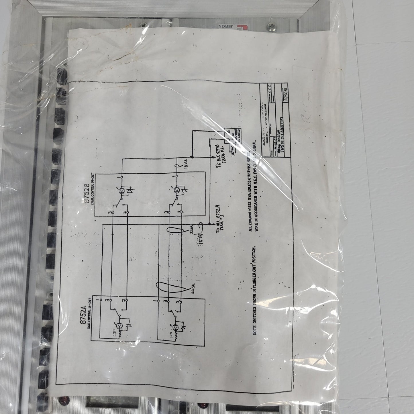 Jeron 8742B Apartment Access Panel Door Entry Call Panel Buzz Buzzer