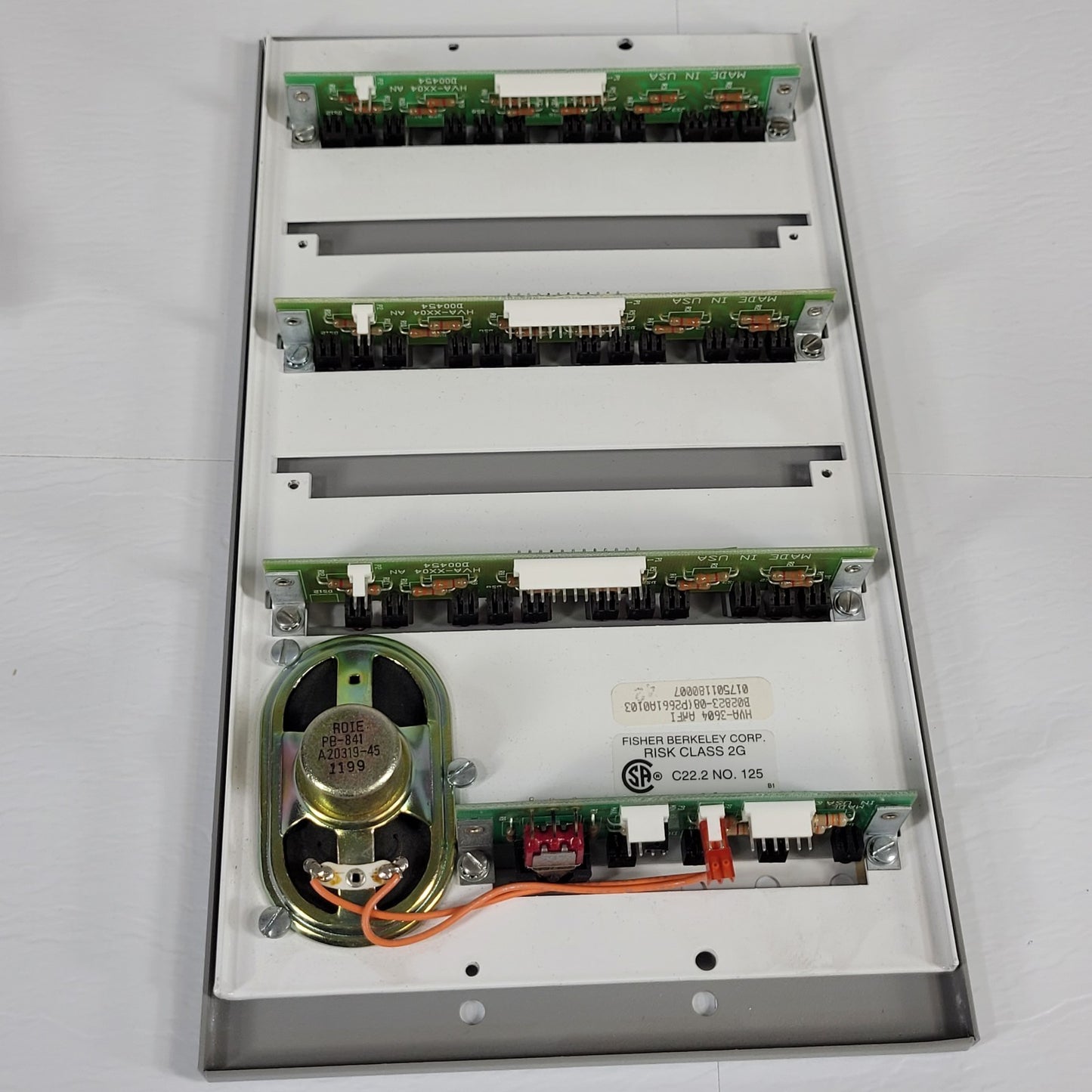 Ektacom HVA-3604 AAFI Signaling Panel With Speaker Buzzer Buzz Call Lights 12-Ch