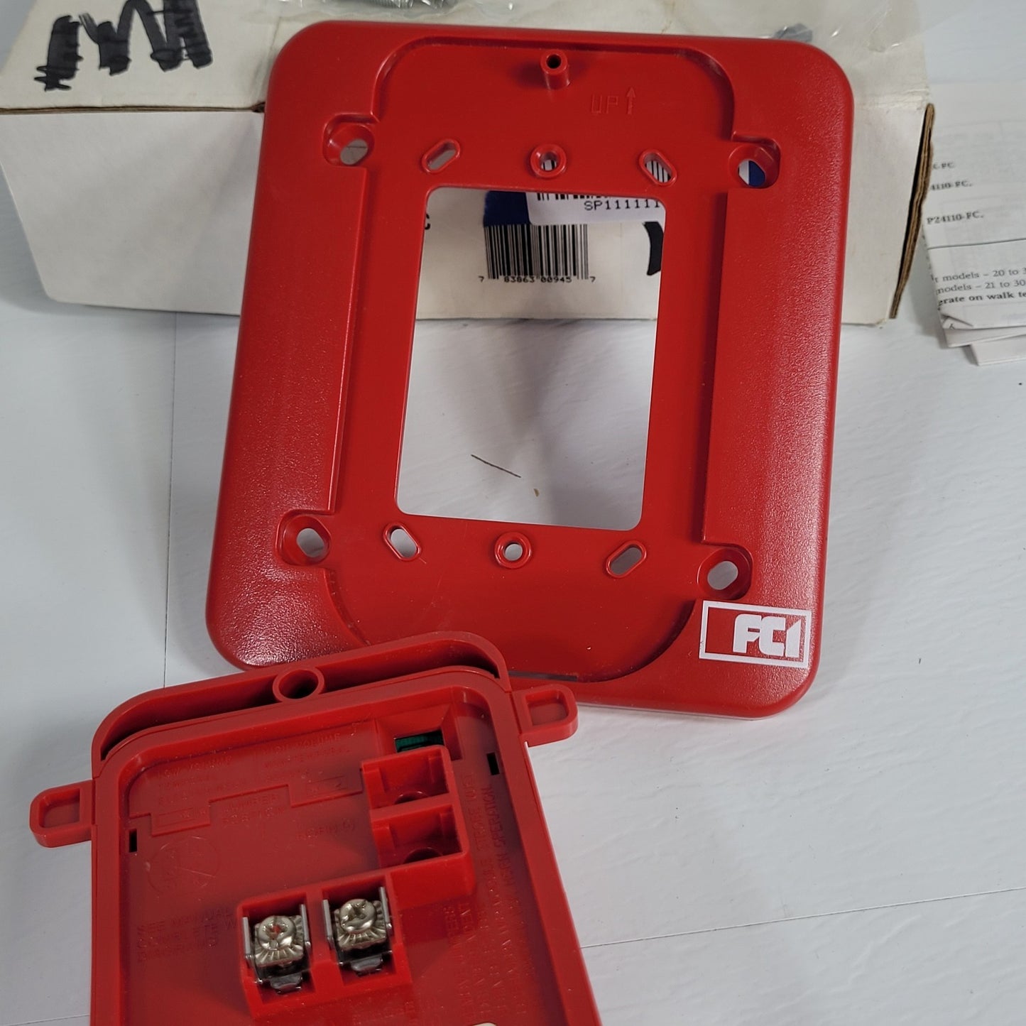 FCI Gamewell Spectralert S24110-FC Strobe 110cd 24V Red Wall Fire Honeywell