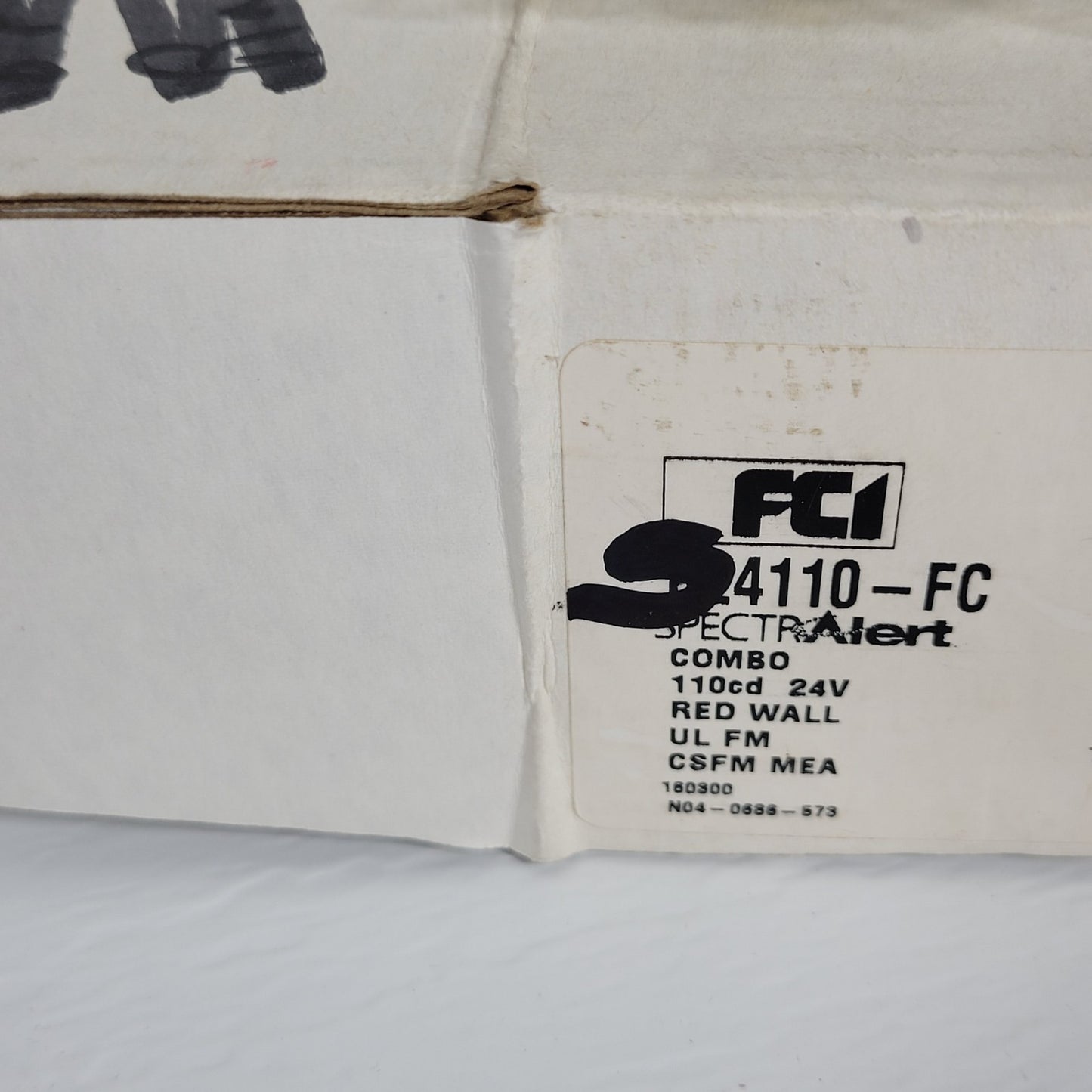 FCI Gamewell Spectralert S24110-FC Strobe 110cd 24V Red Wall Fire Honeywell