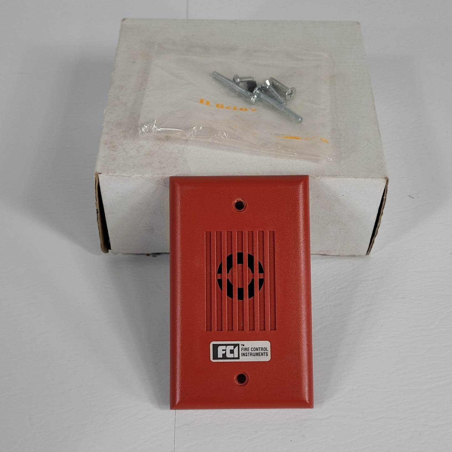 Gamewell FCI 130-3117C Fire Alarm Mini Horn Red Wheelock 85dBA