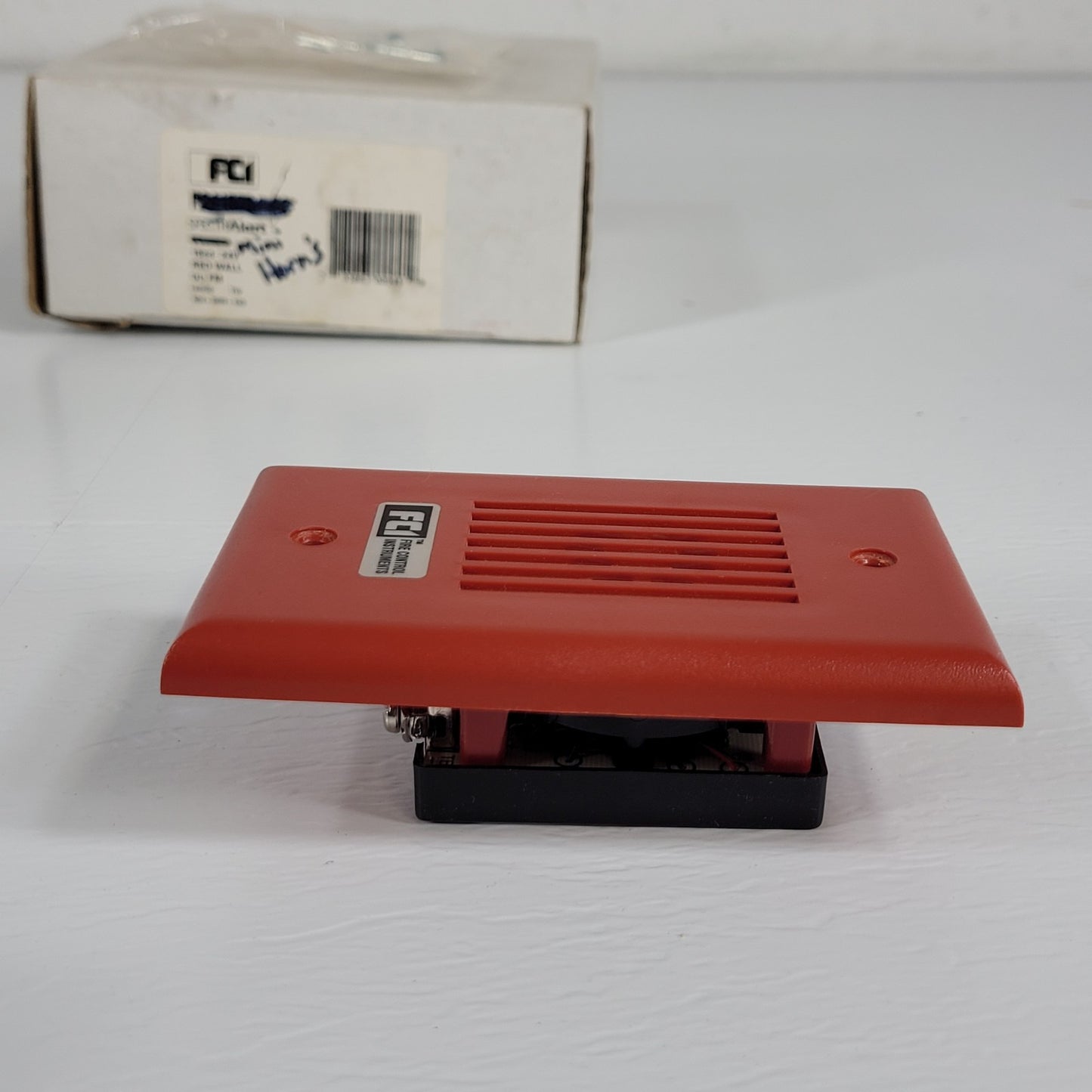 Gamewell FCI 130-3117C Fire Alarm Mini Horn Red Wheelock 85dBA