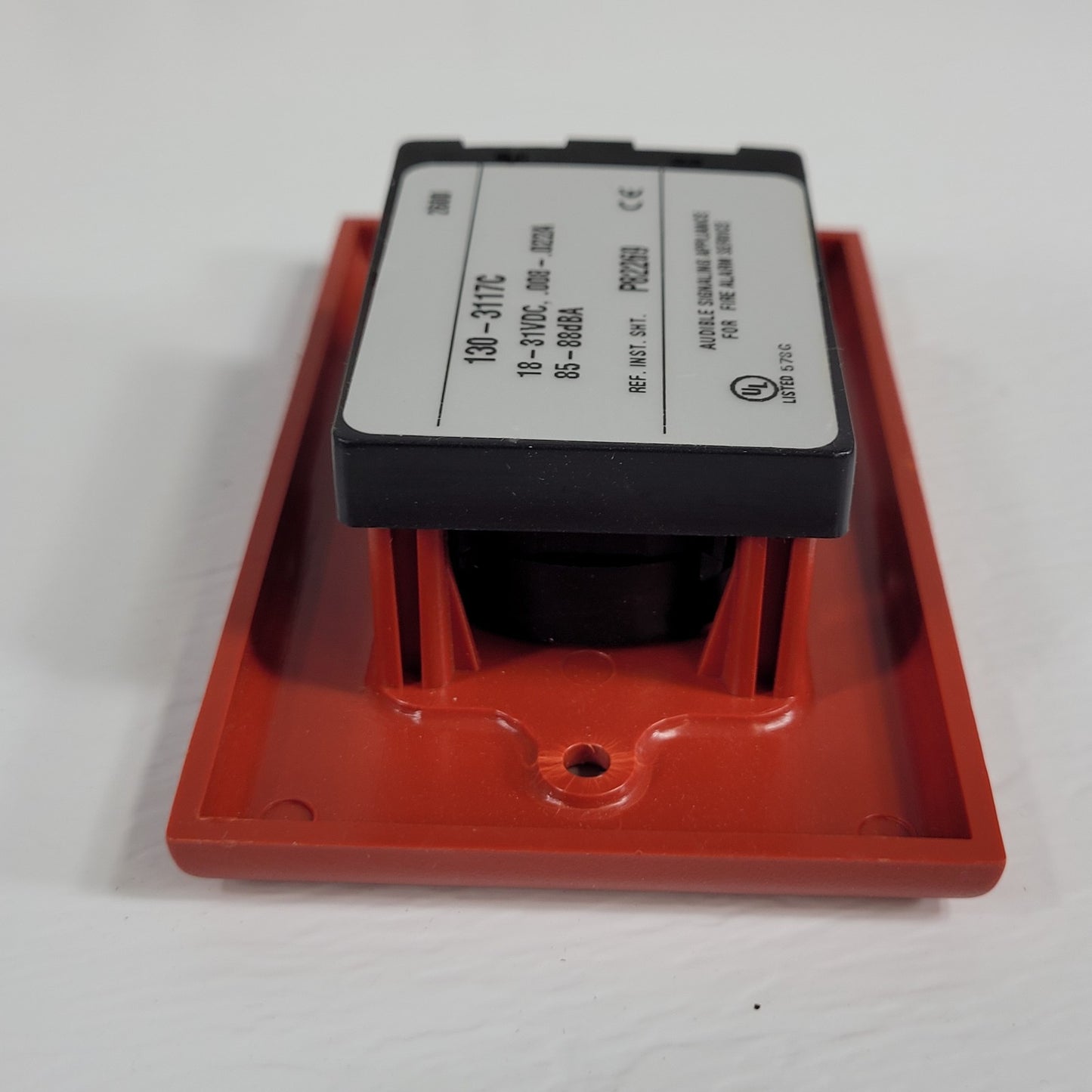 Gamewell FCI 130-3117C Fire Alarm Mini Horn Red Wheelock 85dBA
