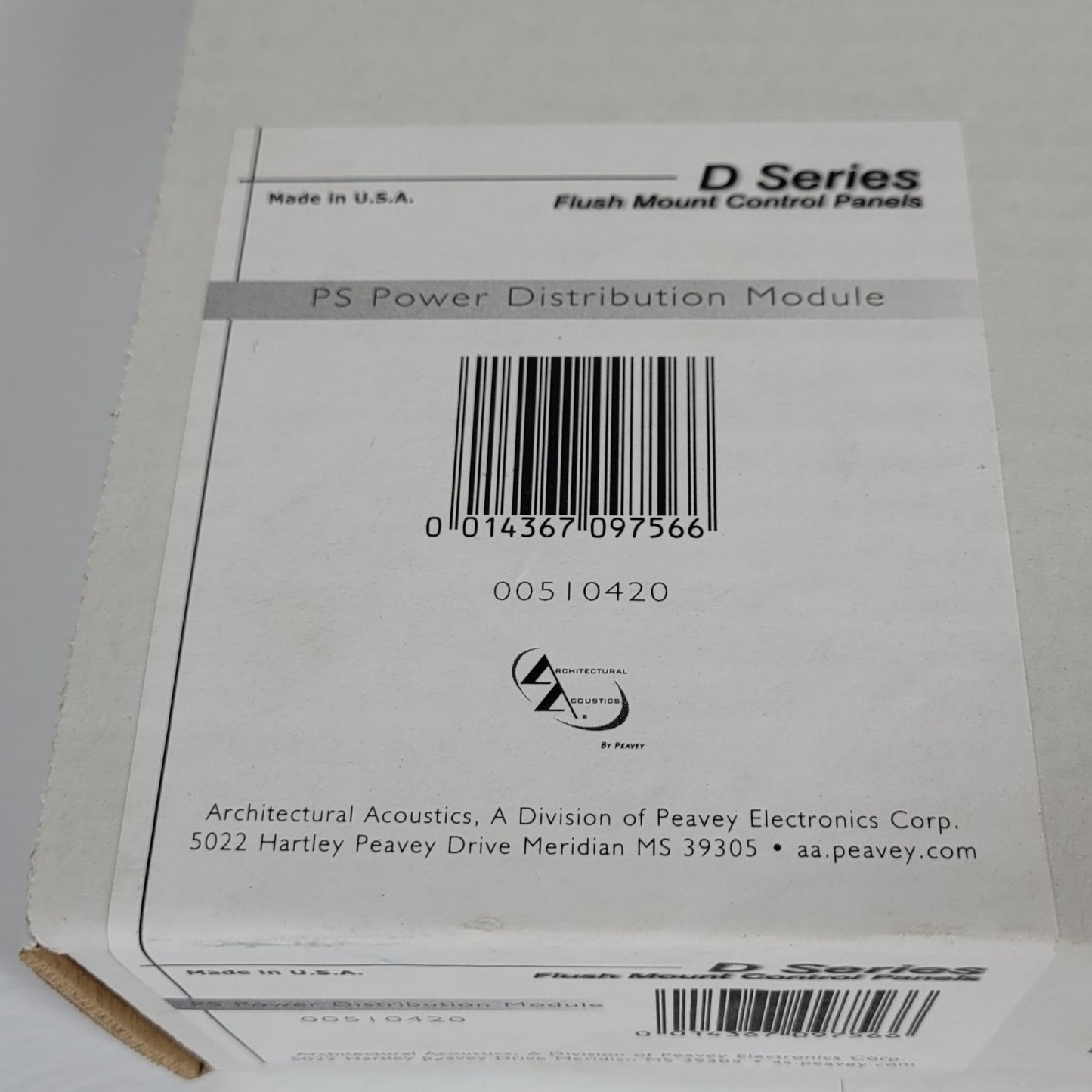 Peavey D Series 00510420 PS Power Distribution Module