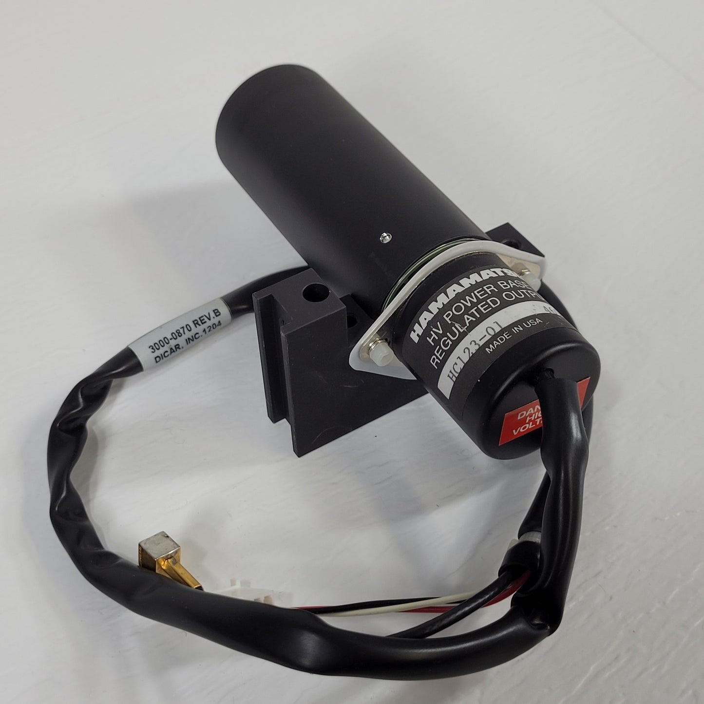 Hamamatsu HC123-01 HV Power Base Regulated Output Photomultiplier Tube PMT