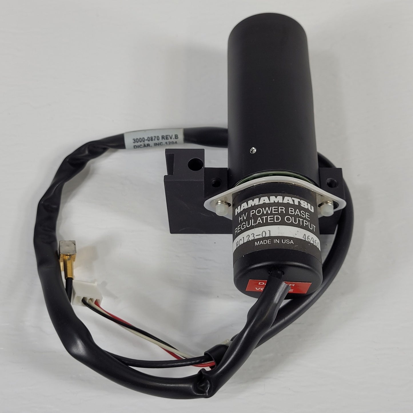 Hamamatsu HC123-01 HV Power Base Regulated Output Photomultiplier Tube PMT