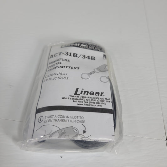 Keri Linear ACT-31B 4-Channel Block Coded Key Ring Transmitter Programable Fob