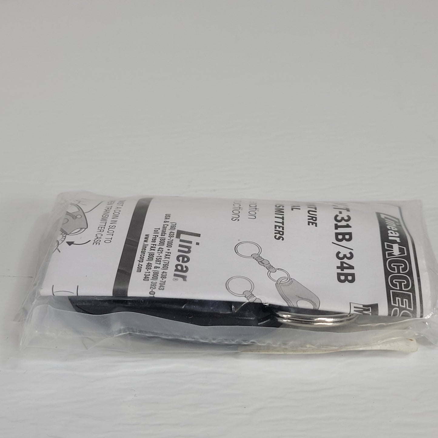 Keri Linear ACT-31B 4-Channel Block Coded Key Ring Transmitter Programable Fob