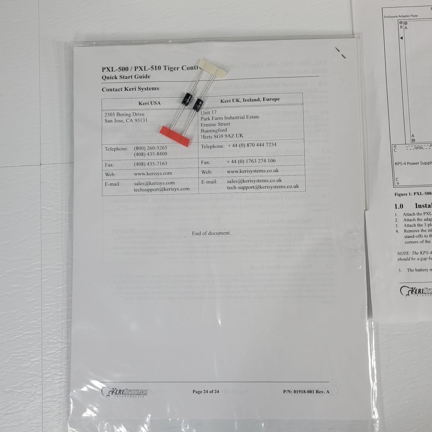 Keri PXL-500P SMT Tiger Controller w/ Metal Enclosure For Access Control Systems