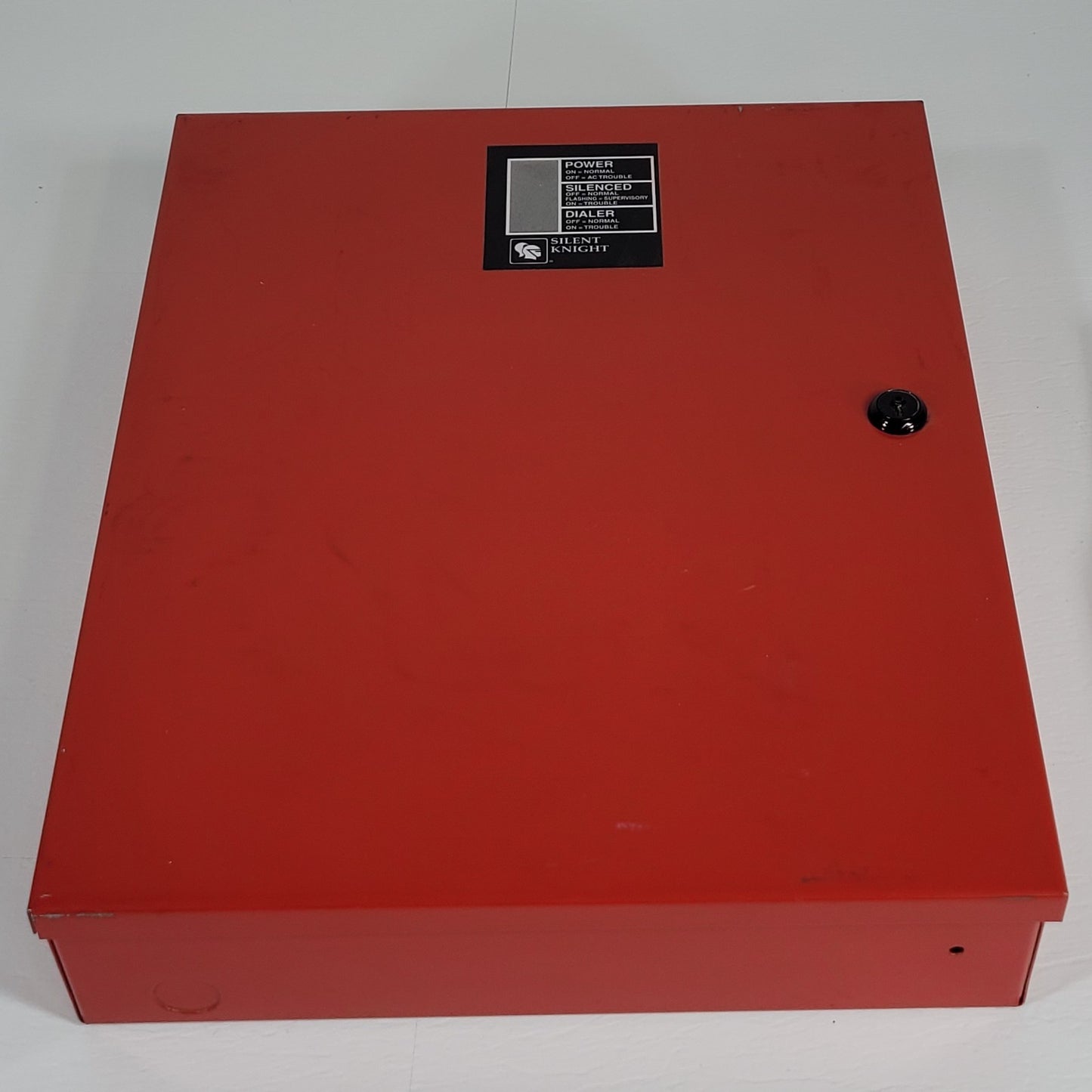 Silent Knight 5104B Fire Control Communicator w/ Enclosure Key Broken In Lock