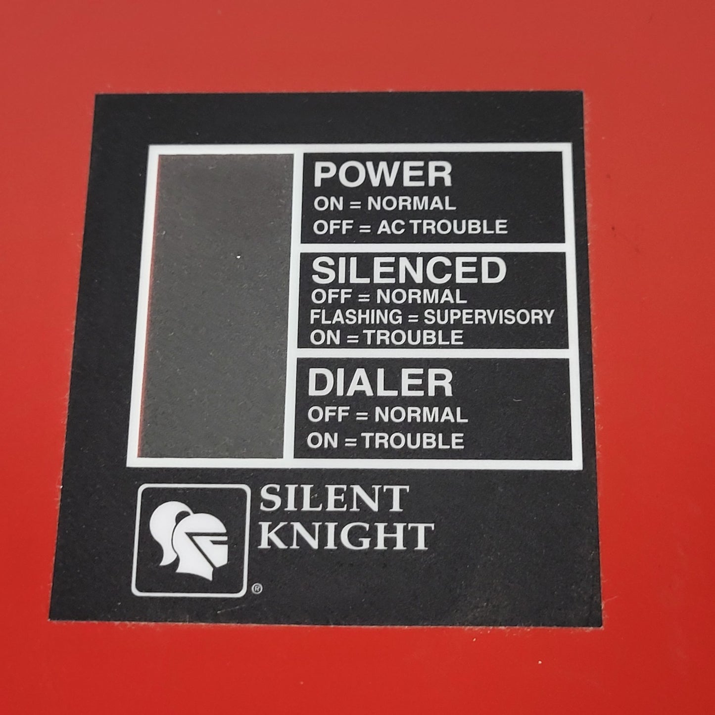 Silent Knight 5104B Fire Control Communicator w/ Enclosure Key Broken In Lock
