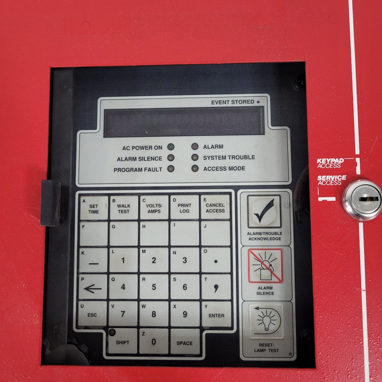 FCI Gamewell FCID Addressable Fire Alarm Control Panel Red FC-ID DLM 9000-0086