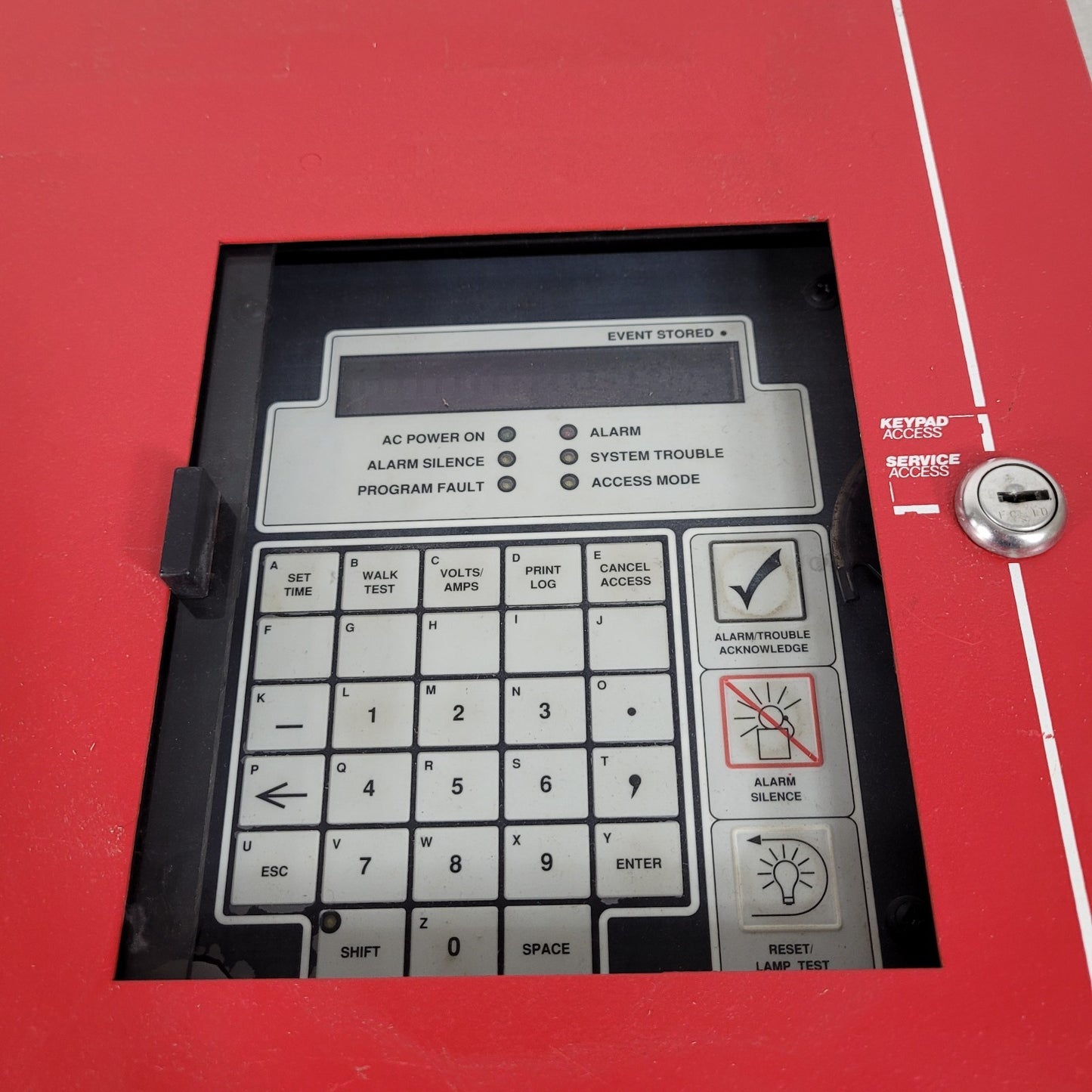 FCI Gamewell FCID Addressable Fire Alarm Control Panel Red FC-ID DLM 9000-0086