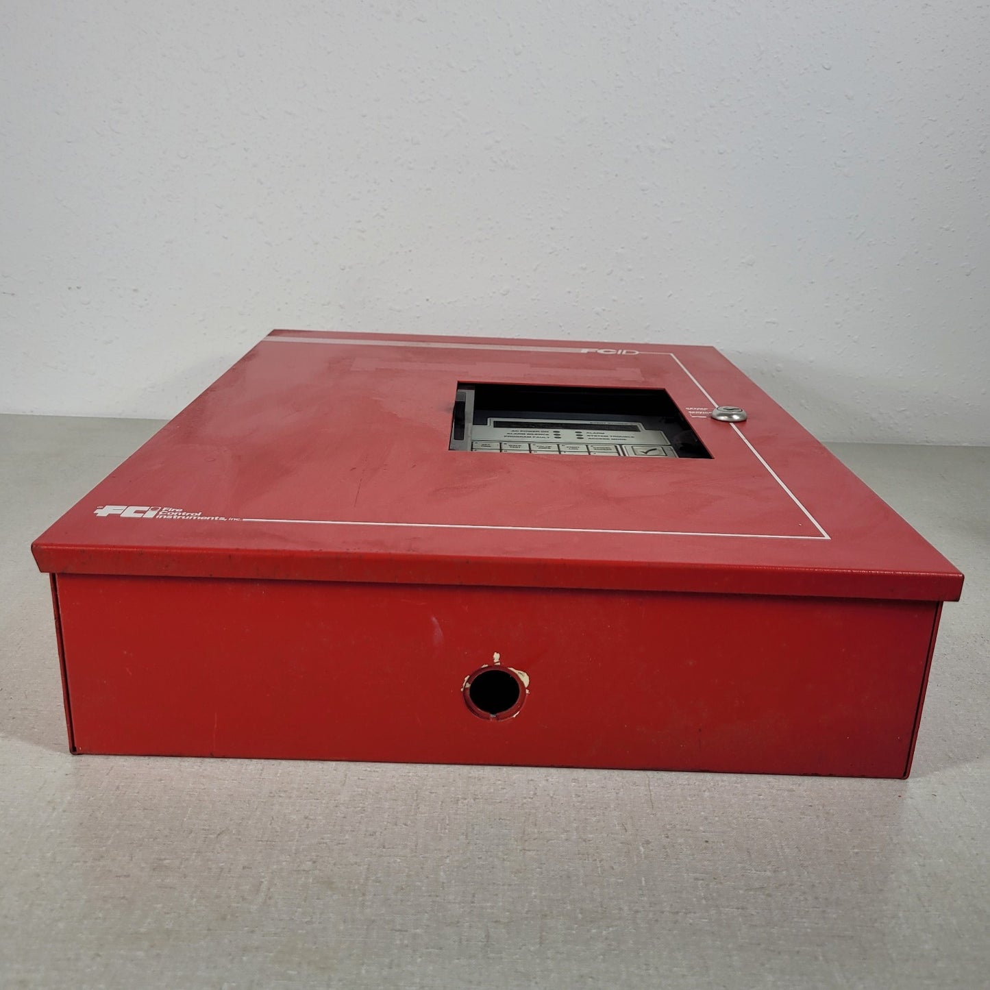 FCI Gamewell FCID Addressable Fire Alarm Control Panel Red FC-ID DLM 9000-0086