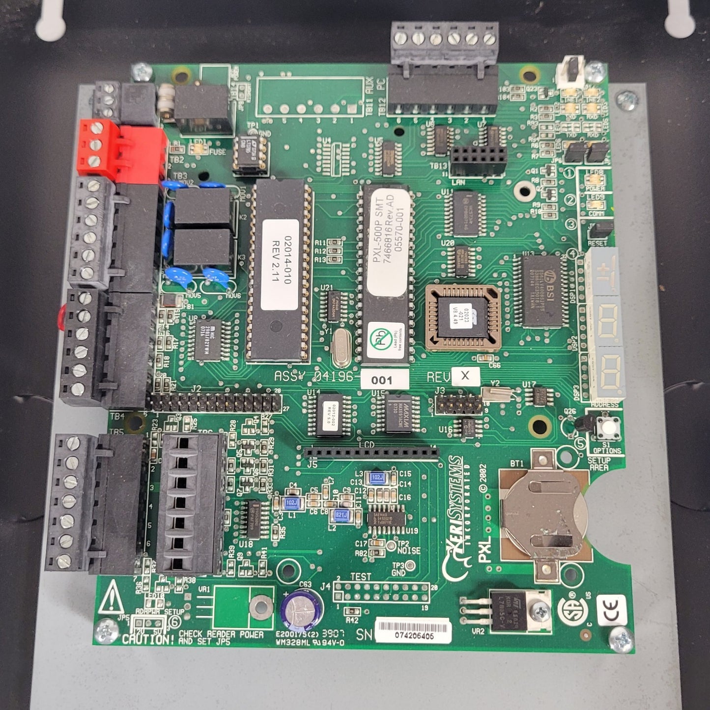 Keri PXL-500P Access Control Board with Enclosure Not Lock On Box Assy 04196-001
