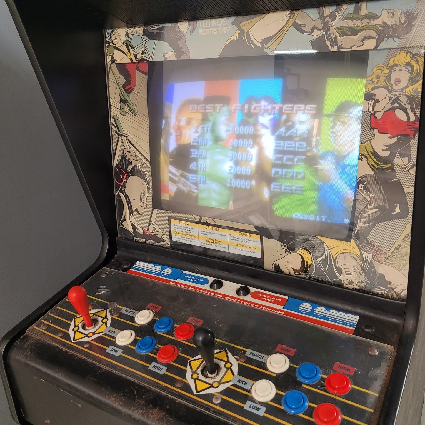 Vintage Sammy Survival Arts Arcade Cabinet Video Game 1994 - Tested Working