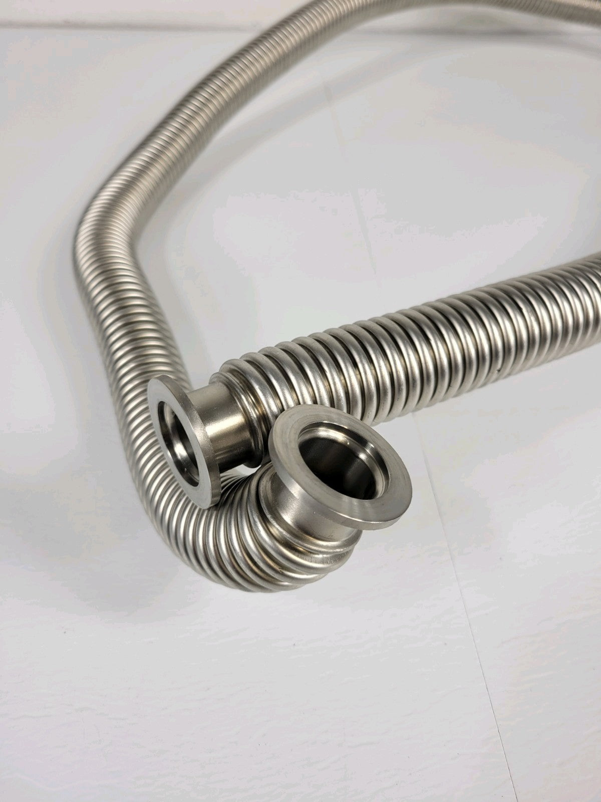 ISO KF25 NW25 Flexible Stainless Steel Bellows Hose High Vacuum 72in Long QF25